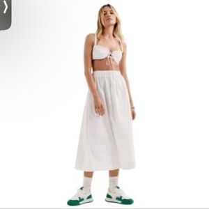 For love and lemons Clementine Midi skirt & top set